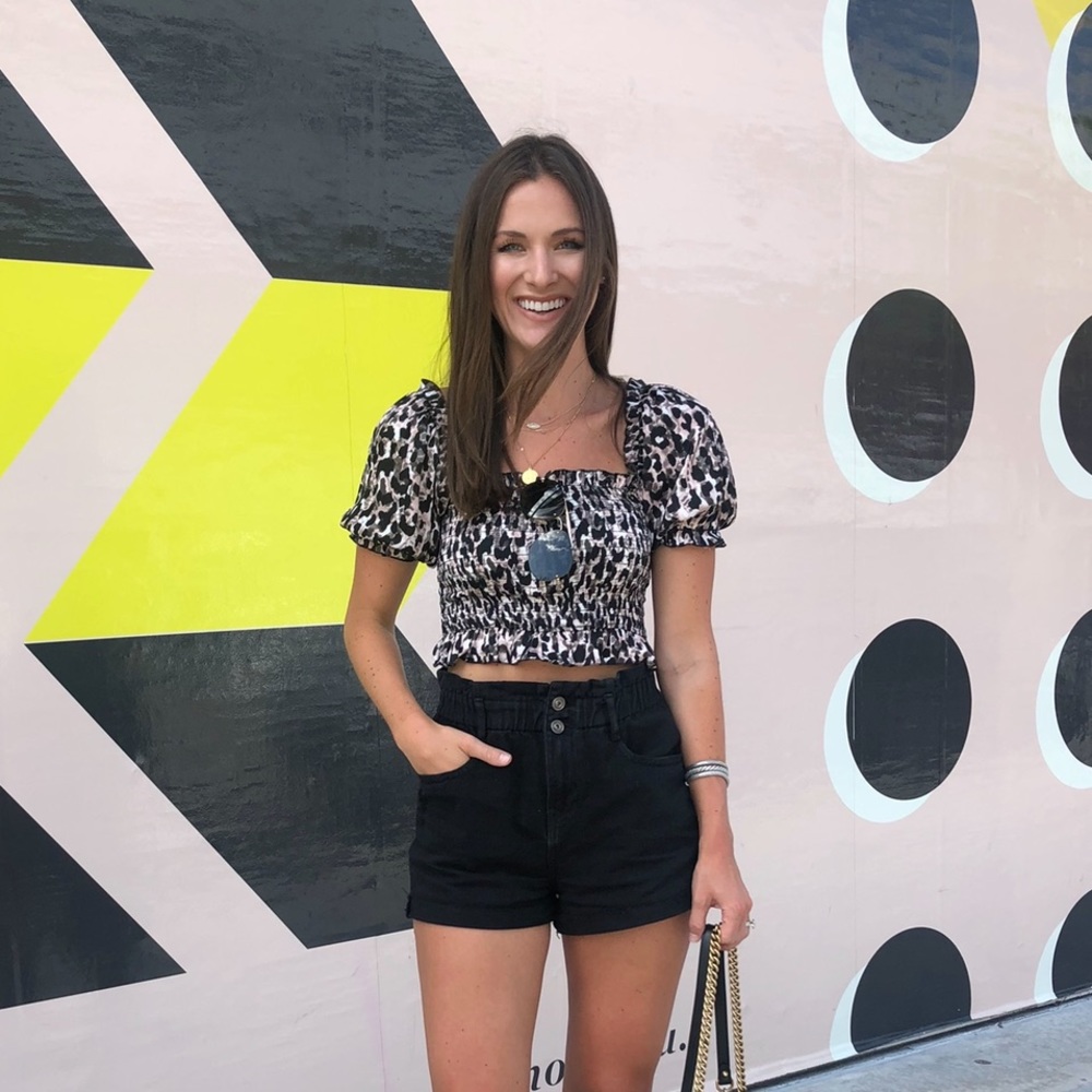 Cheetah Crop top